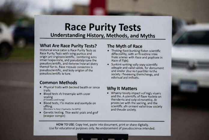 Race Purity Tests